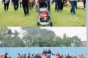 Walikota Sungai Penuh Alfin ikut serta dalam kegiatan gotong royong memperingati HUT ke-17 Kota Sungai Penuh.