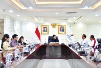 Jajaran Kementerian Pemuda dan Olahraga (Kemenpora) menggelar pertemuan