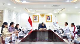 Jajaran Kementerian Pemuda dan Olahraga (Kemenpora) menggelar pertemuan