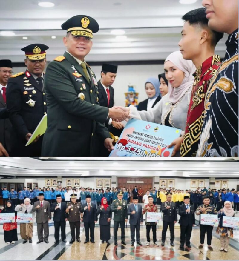 Pangdam IV/Diponegoro Mayjen TNI Achiruddin menghadiri Upacara Hari Sumpah Pemuda ke-97 di Gedung Gradhika Bhakti Praja, Semarang.