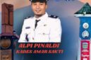 Kades Amar Sakti, Alpi Pinaldi, sampaikan ucapan selamat HUT ke-17 Kota Sungai Penuh dengan penuh semangat kebersamaan.