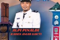 Kades Amar Sakti, Alpi Pinaldi, sampaikan ucapan selamat HUT ke-17 Kota Sungai Penuh dengan penuh semangat kebersamaan.