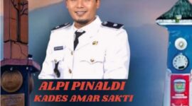 Kades Amar Sakti, Alpi Pinaldi, sampaikan ucapan selamat HUT ke-17 Kota Sungai Penuh dengan penuh semangat kebersamaan.