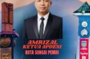 Ketua APDESI Kota Sungai Penuh, Amrizal, menyampaikan ucapan selamat HUT ke-17 Kota Sungai Penuh dengan semangat kebersamaan.