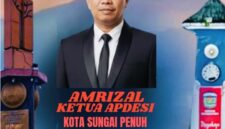 Ketua APDESI Kota Sungai Penuh, Amrizal, menyampaikan ucapan selamat HUT ke-17 Kota Sungai Penuh dengan semangat kebersamaan.