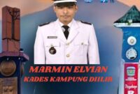 Kepala Desa Kampung Diilir, Marmin Elvian, memberikan ucapan selamat HUT ke-17 Kota Sungai Penuh dengan semangat kebersamaan membangun daerah