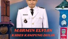 Kepala Desa Kampung Diilir, Marmin Elvian, memberikan ucapan selamat HUT ke-17 Kota Sungai Penuh dengan semangat kebersamaan membangun daerah