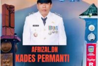 Kepala Desa Permanti, Afrizal DN, menyampaikan ucapan selamat HUT ke-17 Kota Sungai Penuh.