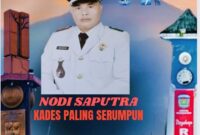 Kades Paling Serumpun, Nodi Saputra, memberikan ucapan selamat HUT ke-17 Kota Sungai Penuh.