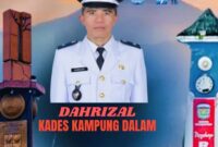 Kades Kampung Dalam, Dahrizal, memberikan ucapan selamat HUT ke-17 untuk Kota Sungai Penuh sebagai bentuk dukungan terhadap kemajuan daerah.
