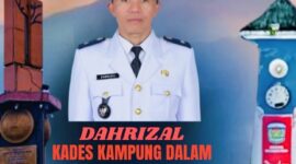 Kades Kampung Dalam, Dahrizal, memberikan ucapan selamat HUT ke-17 untuk Kota Sungai Penuh sebagai bentuk dukungan terhadap kemajuan daerah.
