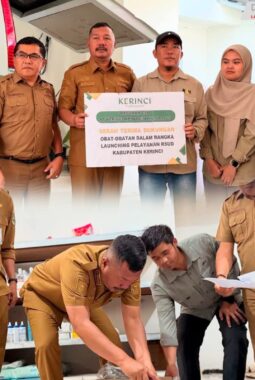 PT KMH Serahkan Bantuan Obat ke RSUD Kerinci