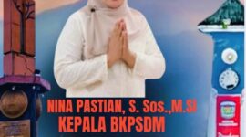 Kepala BKPSDM Kota Sungai Penuh, Nina Pastian, S.Sos., M.Si, berikan ucapan HUT ke-17 Kota Sungai Penuh.
