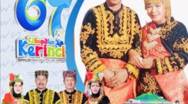 Kades Koto Salak, Wahidin, S.HI, saat menyampaikan ucapan selamat HUT Kabupaten Kerinci ke-67 dengan penuh harapan agar daerah semakin maju dan sejahtera.