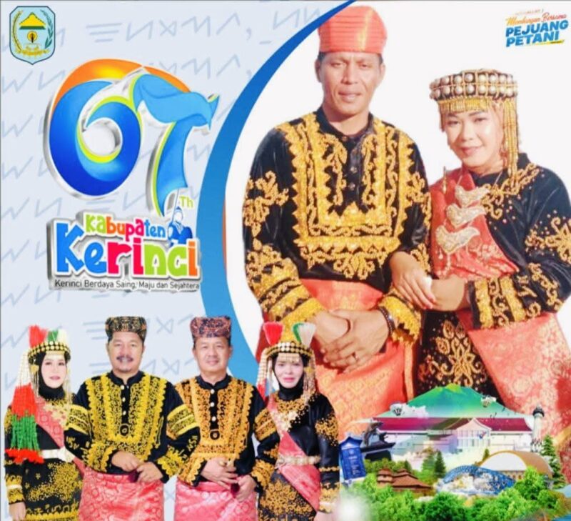 Kades Koto Salak, Wahidin, S.HI, saat menyampaikan ucapan selamat HUT Kabupaten Kerinci ke-67 dengan penuh harapan agar daerah semakin maju dan sejahtera.