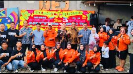 Wali Kota Sungai Penuh Alfin, SH dan Bupati Kerinci Monadi, S.Sos., M.Si menghadiri perayaan HUT WIM ke-3 dan Kerinci Time ke-14 di Sungai Penuh.