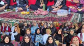 Wako Alfin menghadiri pembukaan Festival Budaya Kurintji 2025 di Dermaga Danau Kerinci.
