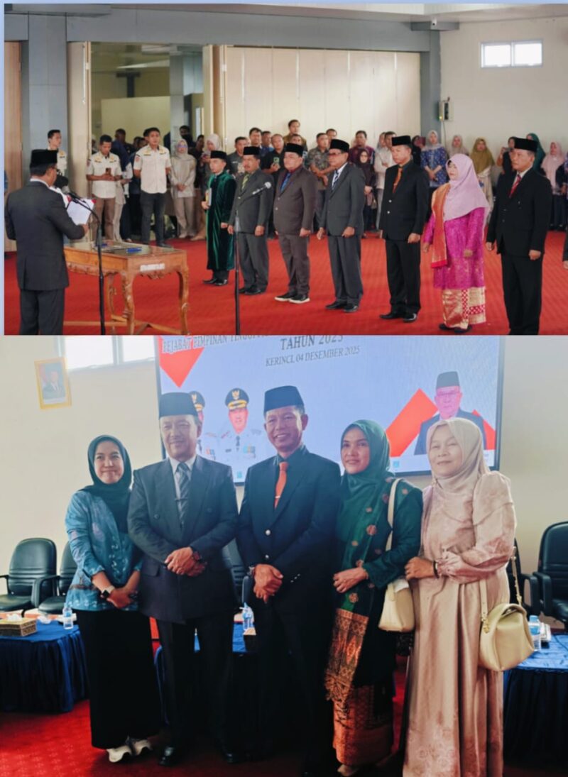 Askar Jaya resmi dilantik sebagai Staf Ahli Bupati Bidang Kemasyarakatan dan SDM oleh Wabup Kerinci, H. Murison.
