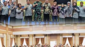 Pemkot Sungai Penuh dan BPMP Jambi saat melaksanakan Monitoring dan Evaluasi Swasembada Pangan 2025 di Aula Kantor Walikota Sungai Penuh.
