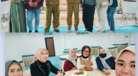 Walikota Sungai Penuh Alfin SH, Bersama Wartawati Indonesia Maju (WIM), di Rumah dinas. 