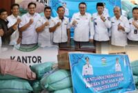 Wali Kota Sungai Penuh, Alfin, bersama Wakil Wali Kota Azhar Hamzah meninjau lokasi pengumpulan donasi sebelum bantuan disalurkan kepada korban banjir bandang dan longsor.