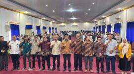 Para peserta dan perwakilan kampus menghadiri pembukaan Temu Daerah BEM Nusantara Jambi Ke-I di IAKSS Bungo.