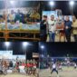 Walikota Alfin, Kapolres Kerinci AKBP Arya Tesa Brahmana, Camat Tanah Kampung, dan Kades Herman Danus hadir bersama anak-anak peserta Turnamen Volly Kapolres Cup I Desa Sembilan saat penyerahan tropi kepada para pemenang.
