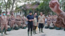 Pelepasan kloter pertama Praja IPDN sebagai garda pemulihan pemerintahan Aceh Tamiang.