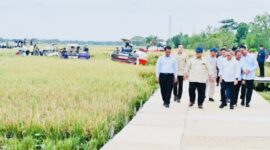 Prabowo Subianto meninjau inovasi pertanian modern untuk meningkatkan efisiensi dan nilai tambah.