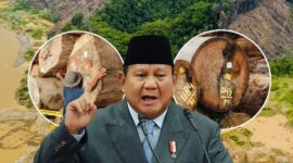 Presiden Prabowo Subianto dengan Satgas Penertiban Kawasan Hutan membahas sanksi terhadap perusahaan perusak lingkungan di Sumatera.