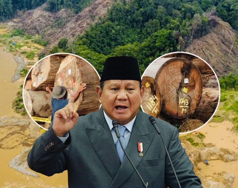 Presiden Prabowo Subianto dengan Satgas Penertiban Kawasan Hutan membahas sanksi terhadap perusahaan perusak lingkungan di Sumatera.