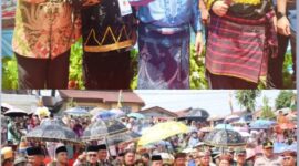 Wali Kota Sungai Penuh Alfin, SH, menghadiri Kenduri Sko Luhah Depati Intan Sulak Mukai yang digelar di Desa Tebbing Tinggi, Kecamatan Siulak Mukai. 