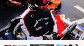 Pebalap Indonesia Qarrar Firhand tampil impresif pada seri pembuka WSK Super Master Series 2026 di Sirkuit La Conca, Italia.