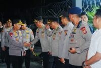 Kapolri Jenderal Listyo Sigit Prabowo saat tiba di Bandara APT Pranoto Samarinda dalam kunjungan kerja ke Kalimantan Timur