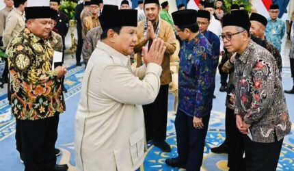 Presiden Prabowo silaturahmi dengan pimpinan ormas Islam di Istana Merdeka