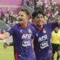 Pemain Persik Kediri bersiap menghadapi Dewa United pada laga pekan ke-20 Super League 2025/2026 di Stadion Brawijaya, Kediri.