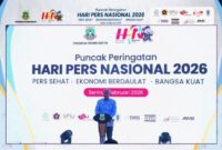 Puncak peringatan Hari Pers Nasional (HPN) 2026 di Kota Serang, Banten