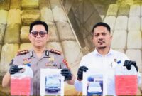 Barang bukti solar subsidi diamankan petugas Polda Jambi.