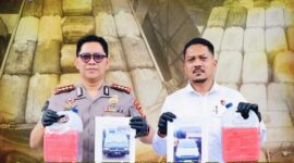 Barang bukti solar subsidi diamankan petugas Polda Jambi.