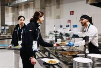 Makanan yang tersedia di Olympic Village Olimpiade Musim Dingin 2026.