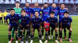 Para pemain Bangkok United melakukan sesi foto tim sebelum laga leg pertama babak 16 besar AFC Champions League Two 2026.