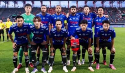 Skuad Bangkok United berpose sebelum pertandingan AFC Champions League Two 2026