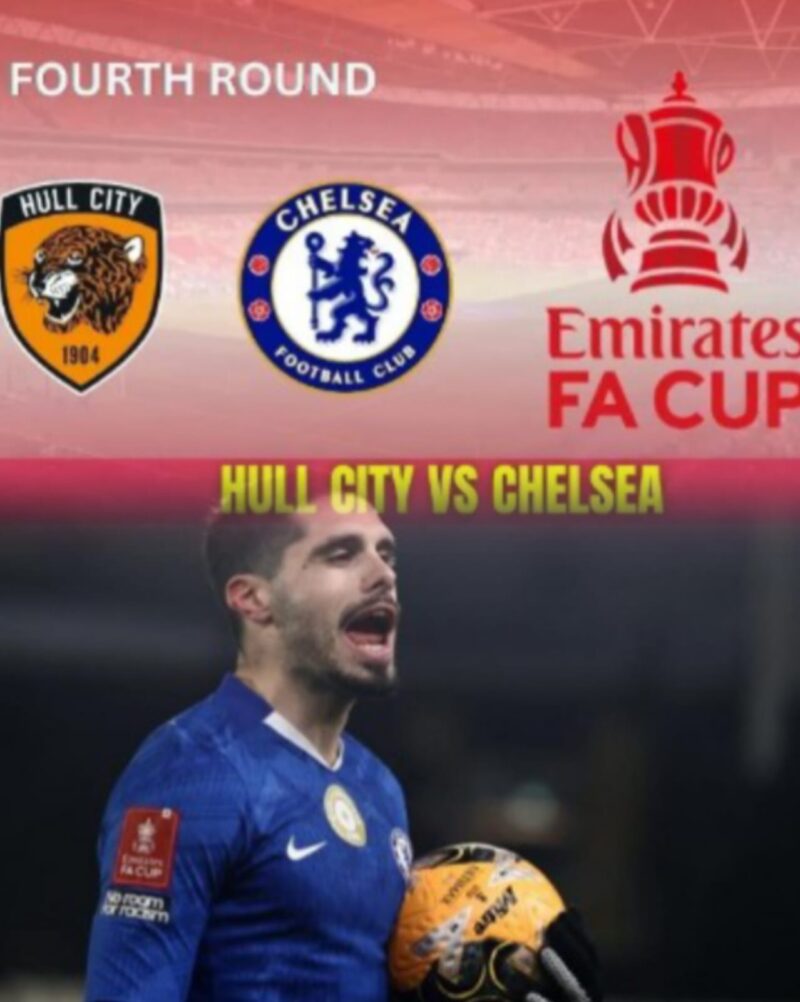 Pedro Neto merayakan gol ketiganya saat Chelsea mengalahkan Hull City 4-0 di Piala FA, 