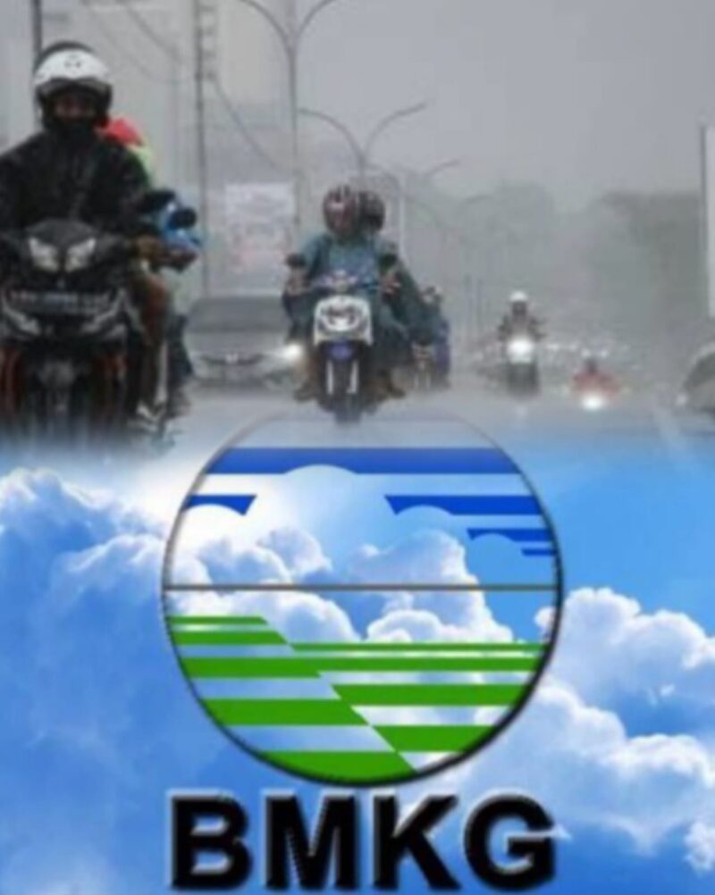 BMKG mengeluarkan peringatan dini hujan lebat di enam provinsi pada Minggu, 15 Februari 2026