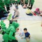 Suasana meriah lomba congklak memperingati HUT Persit di Makodim 0417/Kerinci