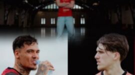 Gustavo Almeida merayakan gol semata wayang Persija saat menang atas Bali United