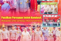 Wakapolda Jambi Brigjen Pol. B. Ali saat melakukan monitoring dan pengecekan pengamanan perayaan Imlek 2026 di sejumlah vihara dan kelenteng di Kota Jambi,