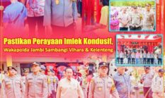 Pastikan Imlek Aman dan Kondusif, Wakapolda Jambi Turun Langsung ke Vihara dan Kelenteng