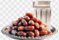 Kurma menjadi menu tradisional saat berbuka puasa di bulan Ramadan.