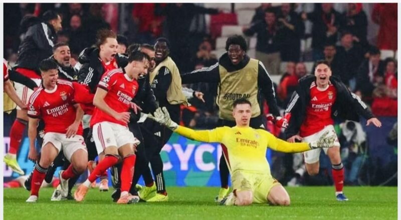 Duel Benfica vs Real Madrid pada laga babak 16 besar Liga Champions.